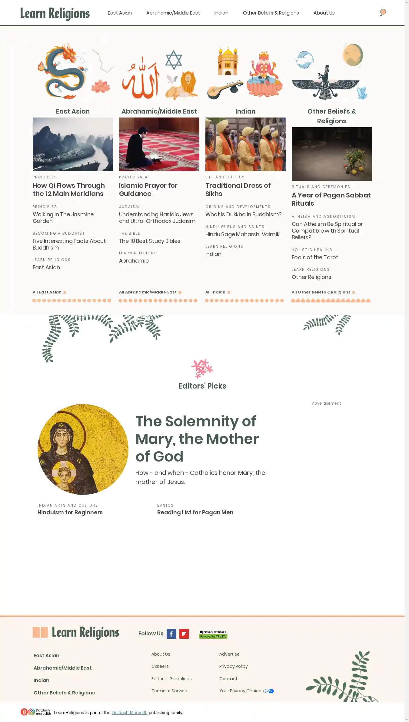 Desktop Screenshot for learnreligions.com