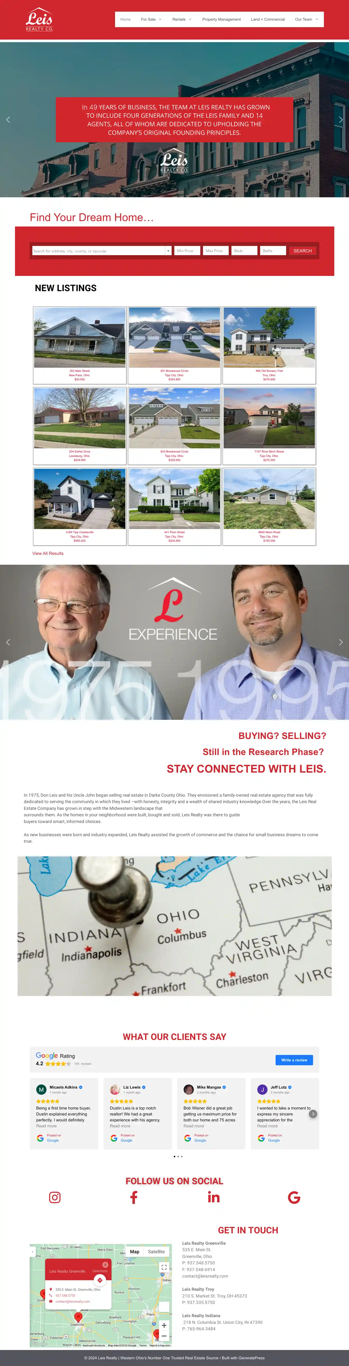 Desktop Screenshot for leisrealty.com