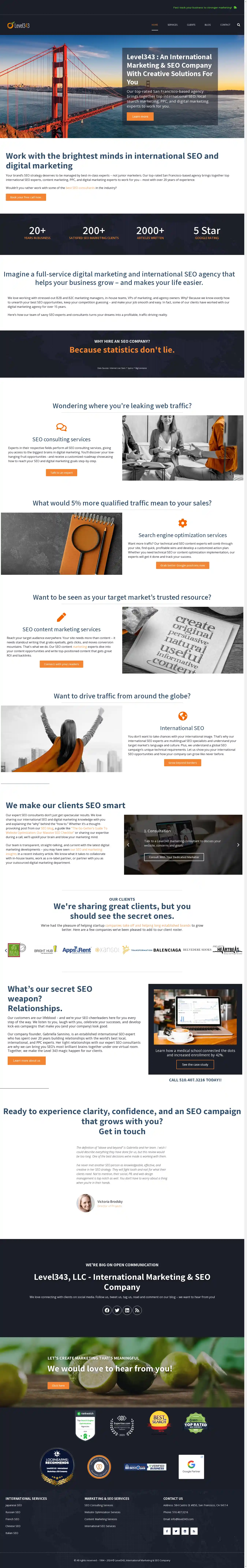 Desktop Screenshot for level343.com