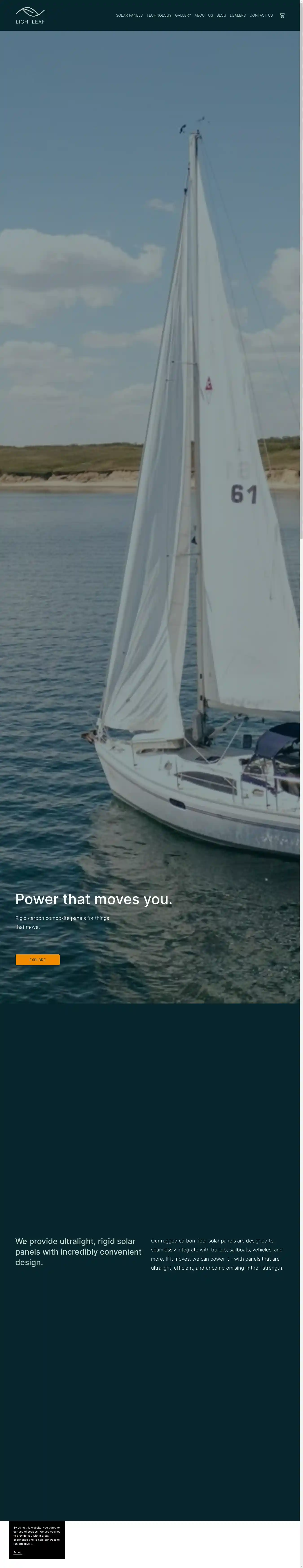 Desktop Screenshot for lightleafsolar.com