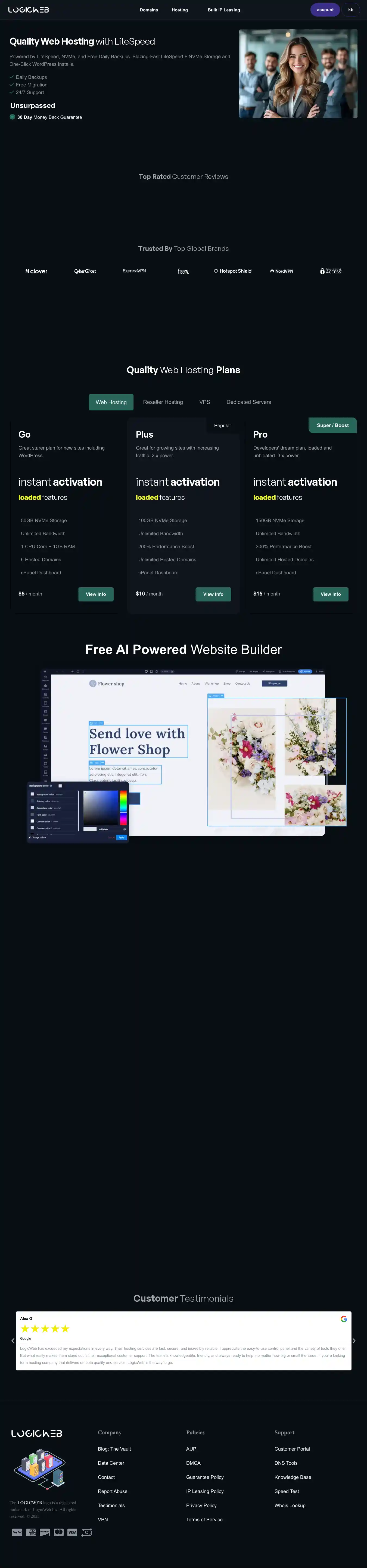 Desktop Screenshot for logicweb.com
