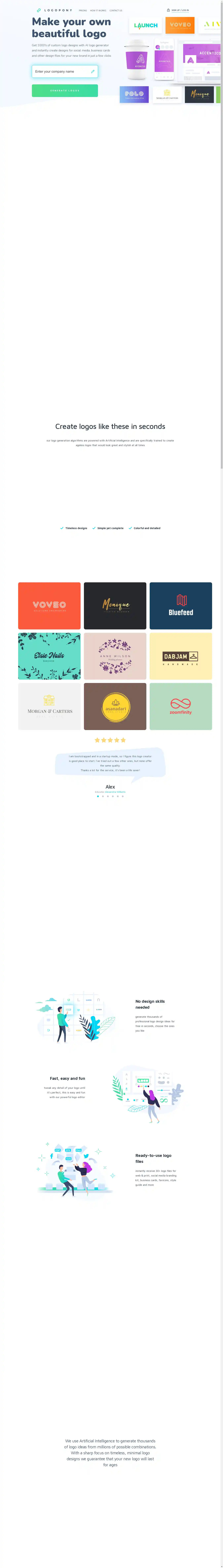 Desktop Screenshot for logopony.com