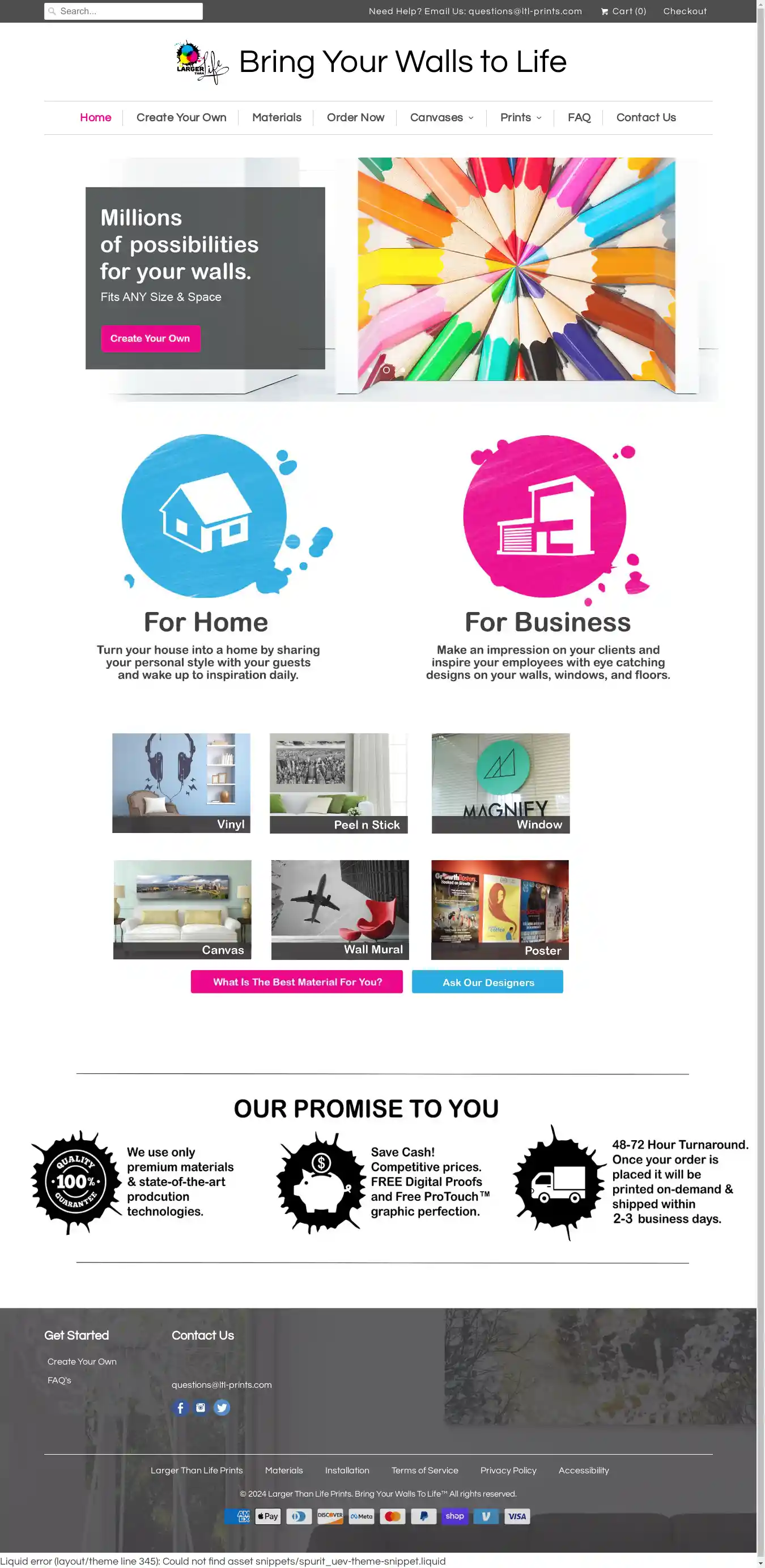 Desktop Screenshot for ltl-prints.com