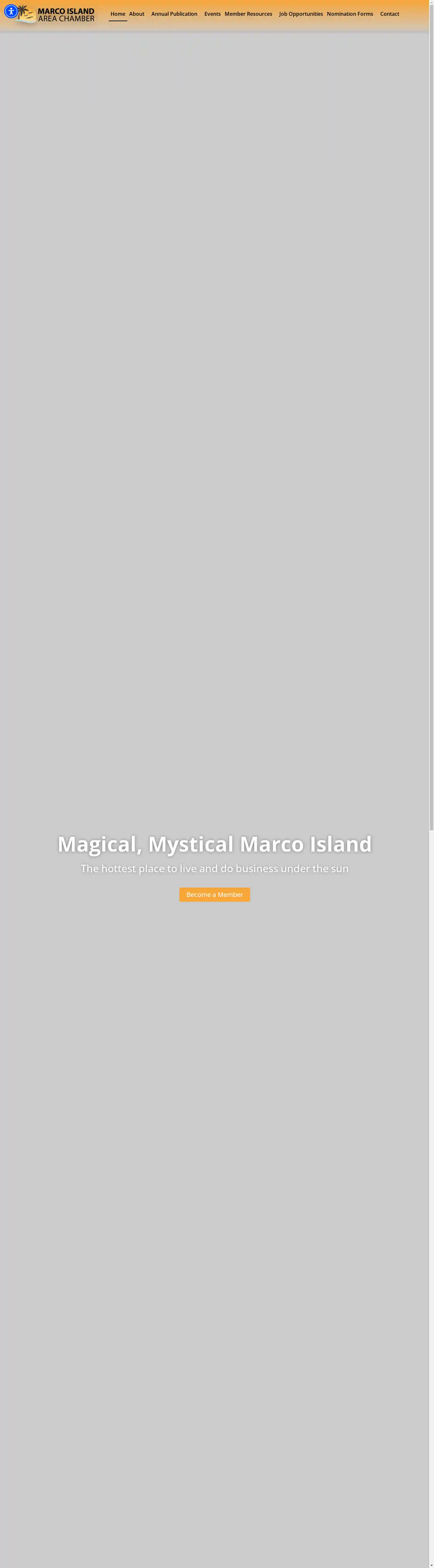 Desktop Screenshot for marcoislandchamber.org