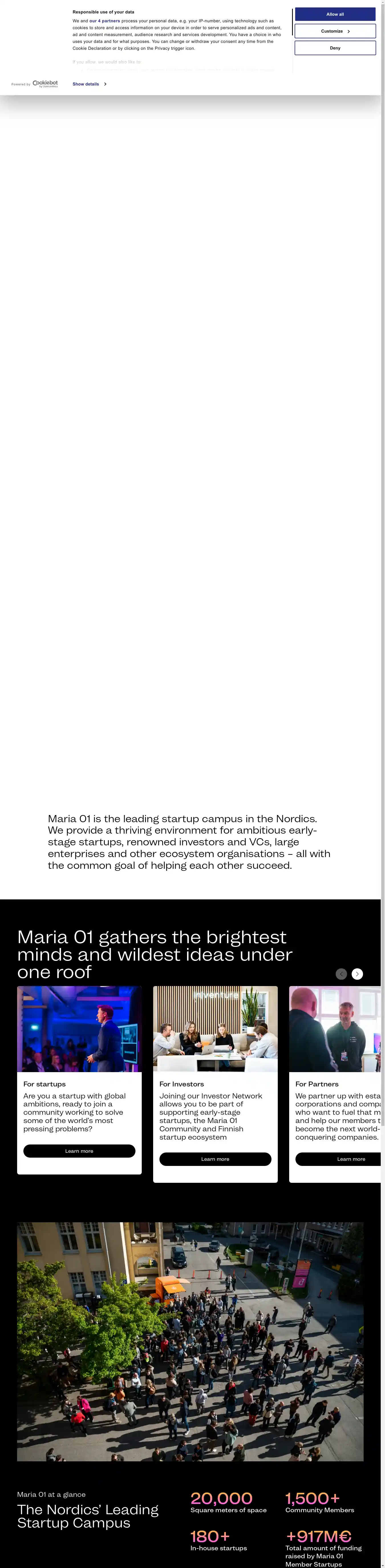 Desktop Screenshot for maria.io