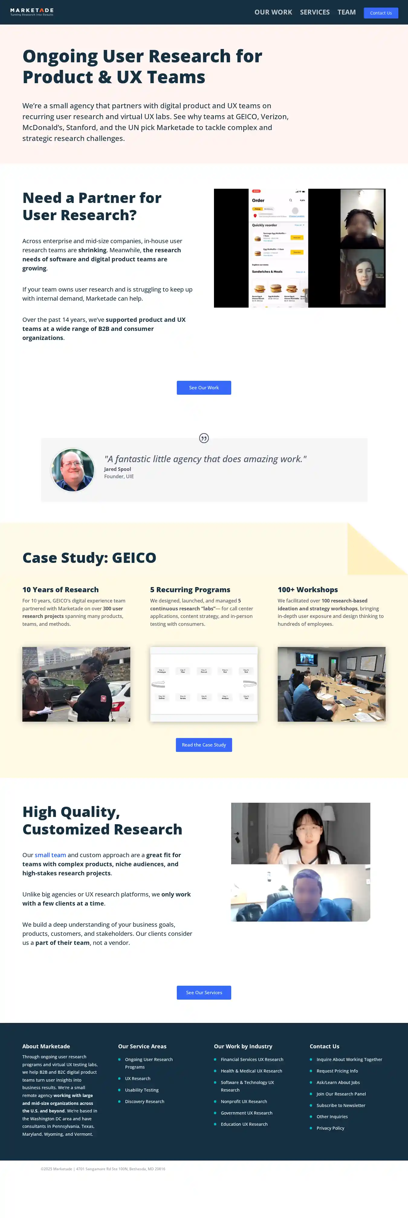 Desktop Screenshot for marketade.com