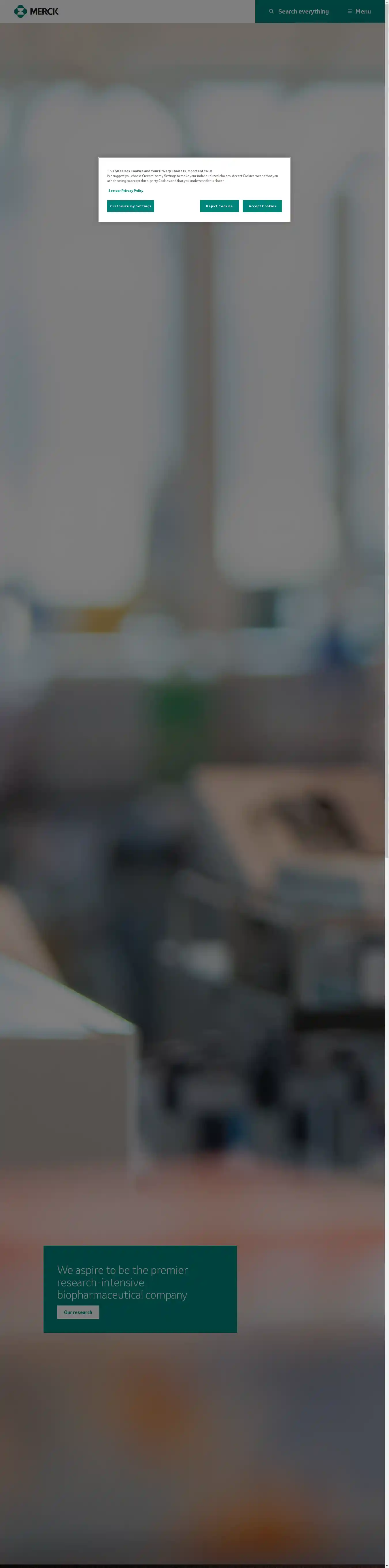 Desktop Screenshot for merck.com