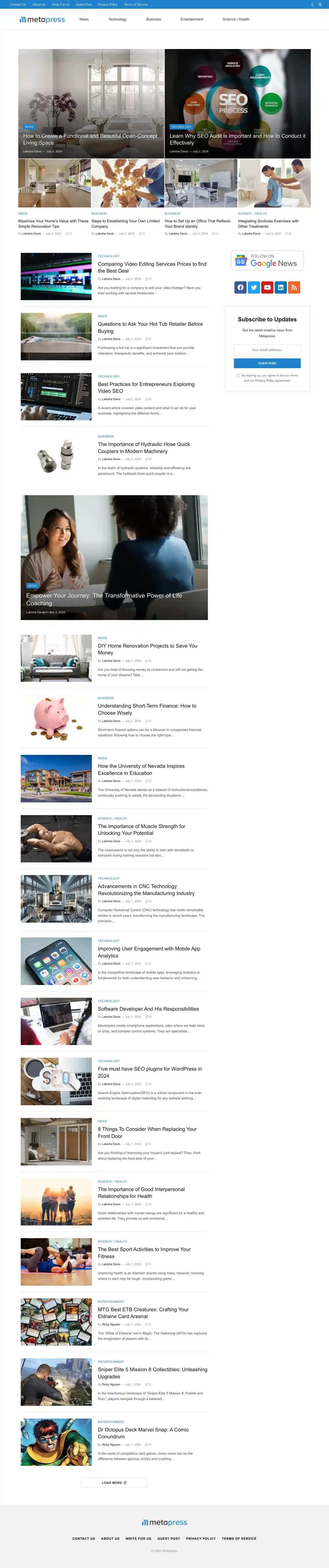 Desktop Screenshot for metapress.com