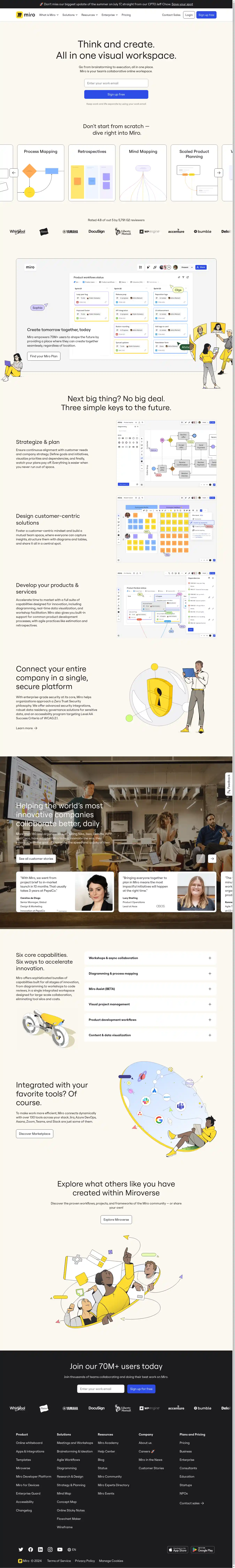 Desktop Screenshot for miro.com