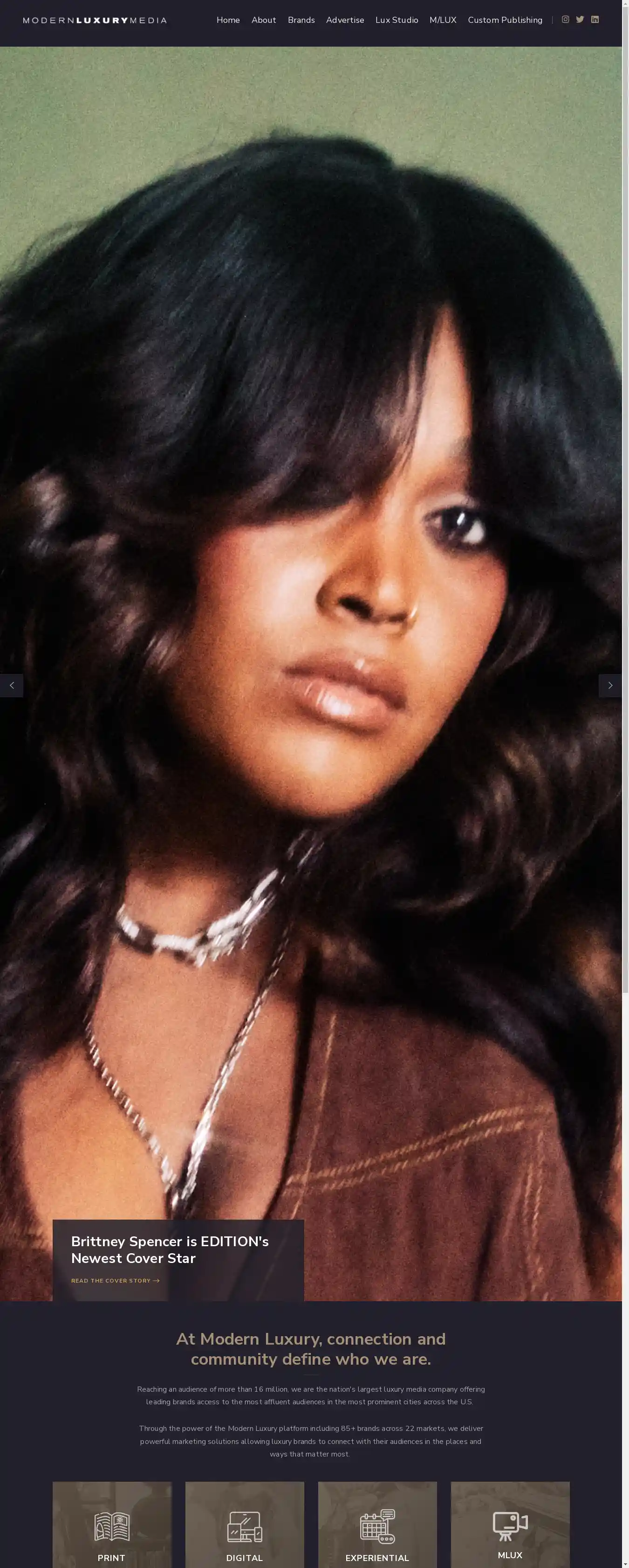 Desktop Screenshot for modernluxury.com