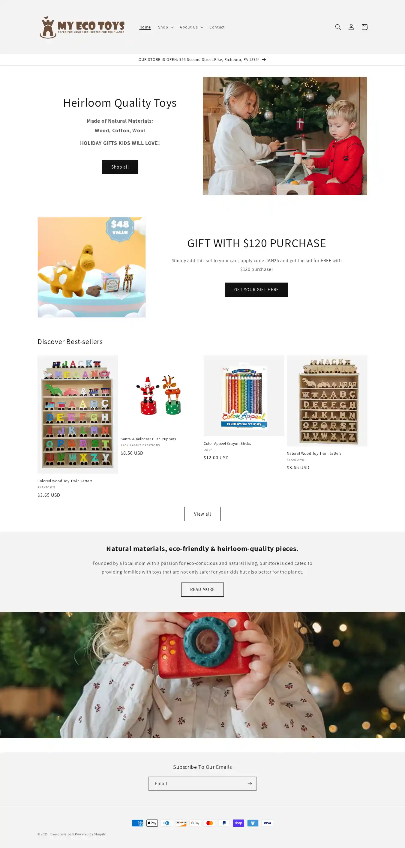 Desktop Screenshot for myecotoys.com