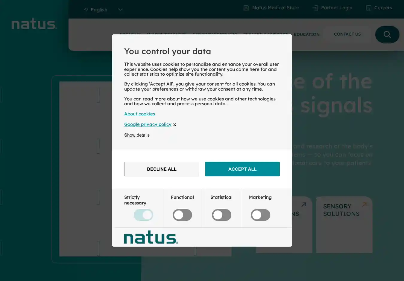 Desktop Screenshot for natus.com