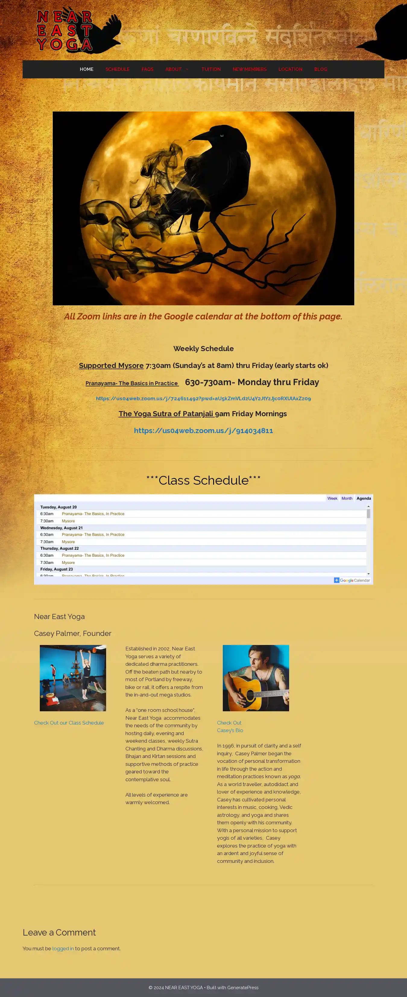 Desktop Screenshot for neareastyoga.com