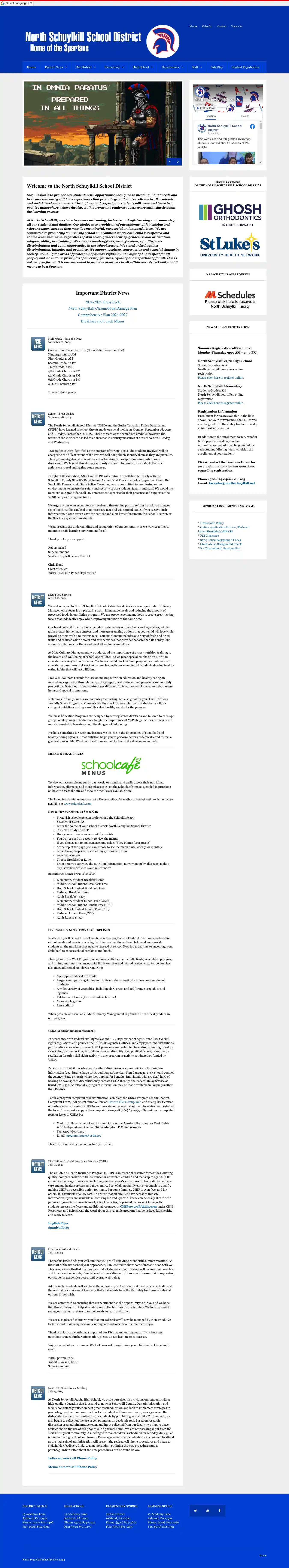 Desktop Screenshot for northschuylkill.net