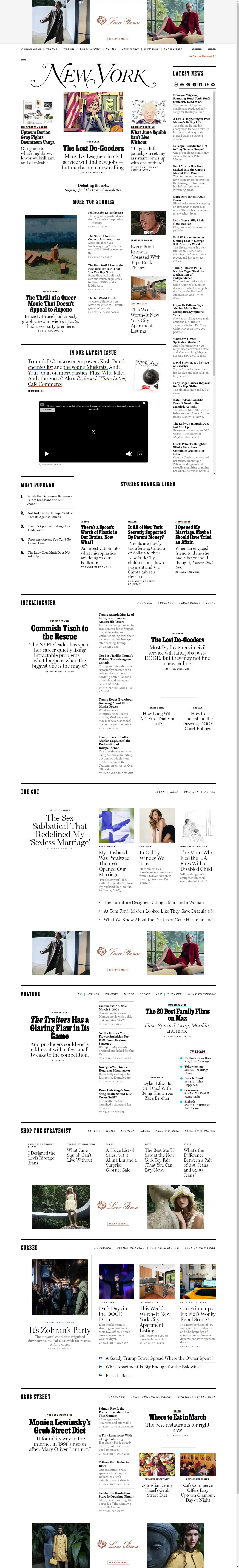 Desktop Screenshot for nymag.com