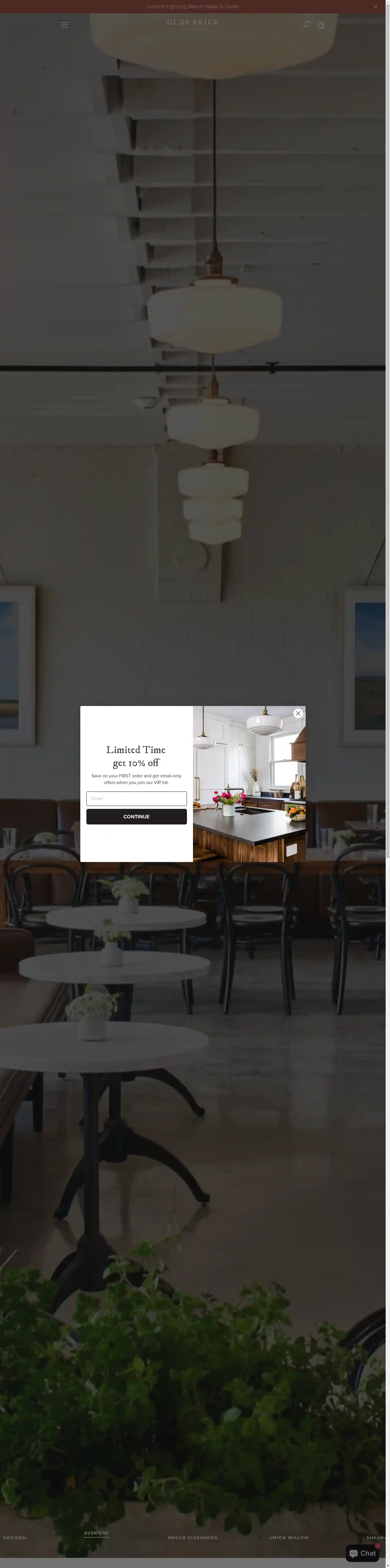 Desktop Screenshot for oldebricklighting.com