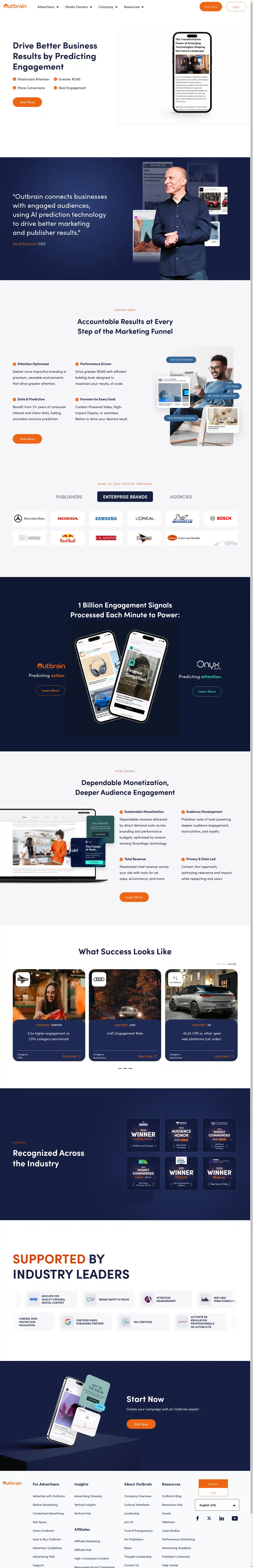 Desktop Screenshot for outbrain.com