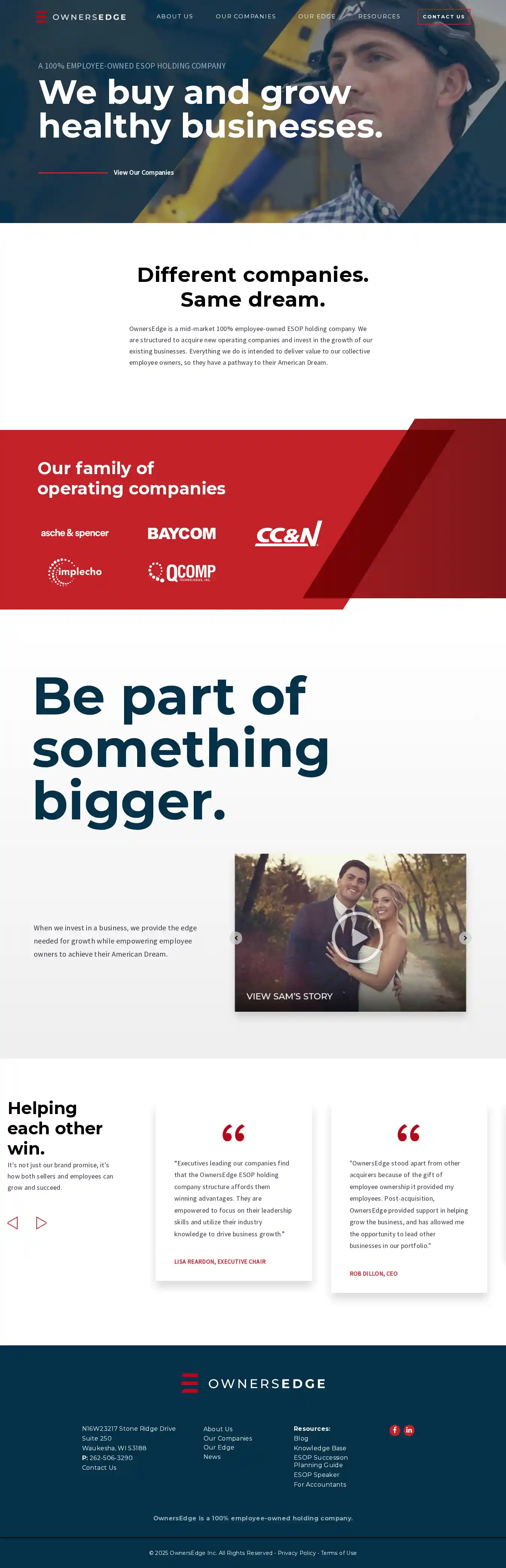 Desktop Screenshot for ownersedge.com