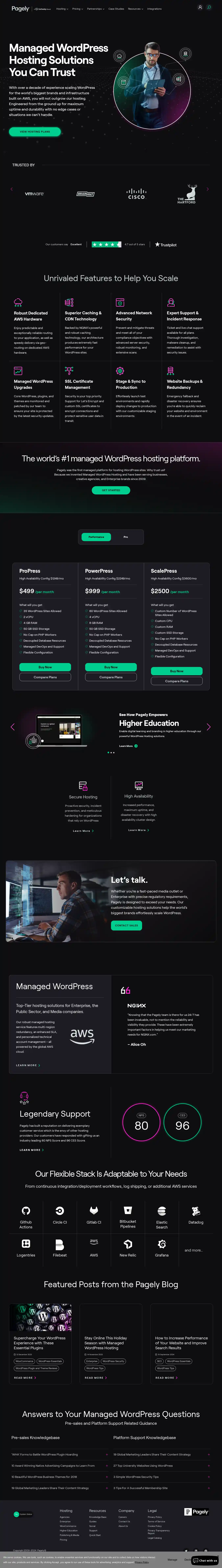Desktop Screenshot for pagely.com
