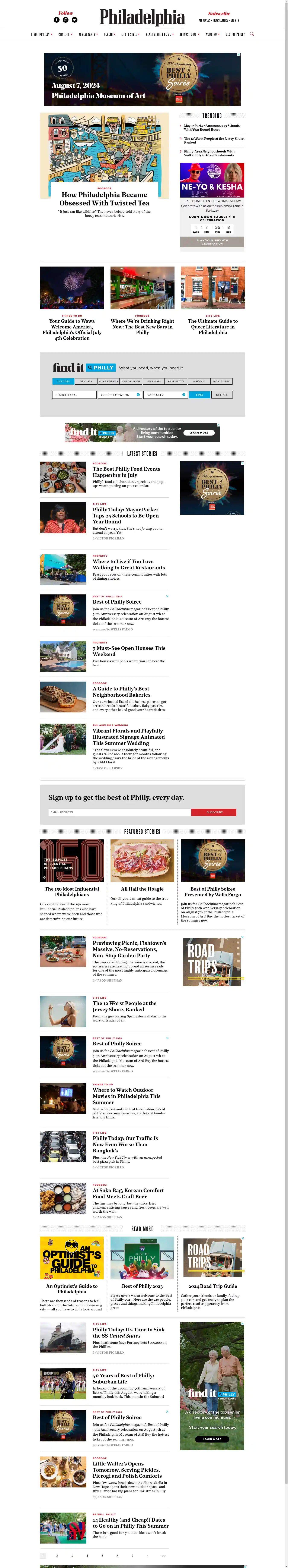 Desktop Screenshot for phillymag.com