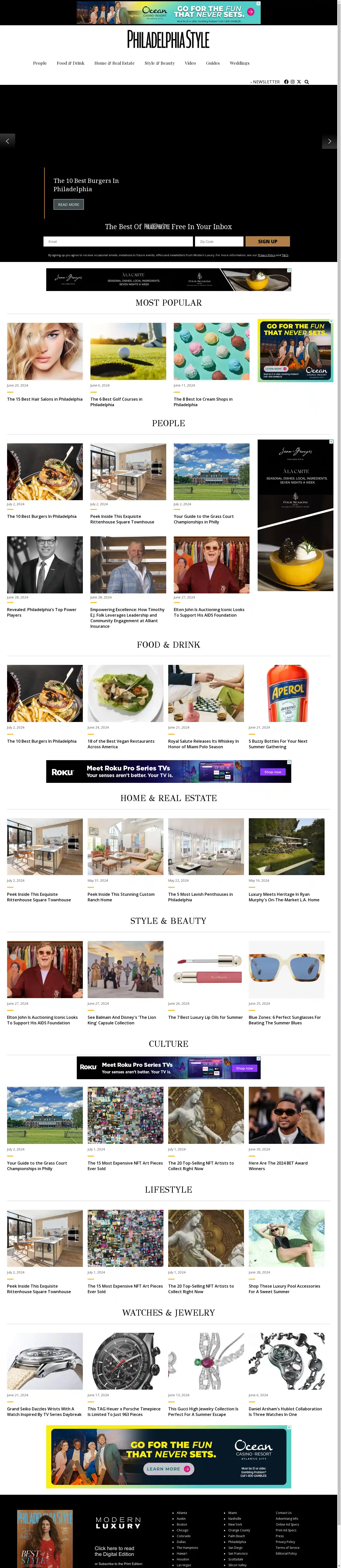 Desktop Screenshot for phillystylemag.com