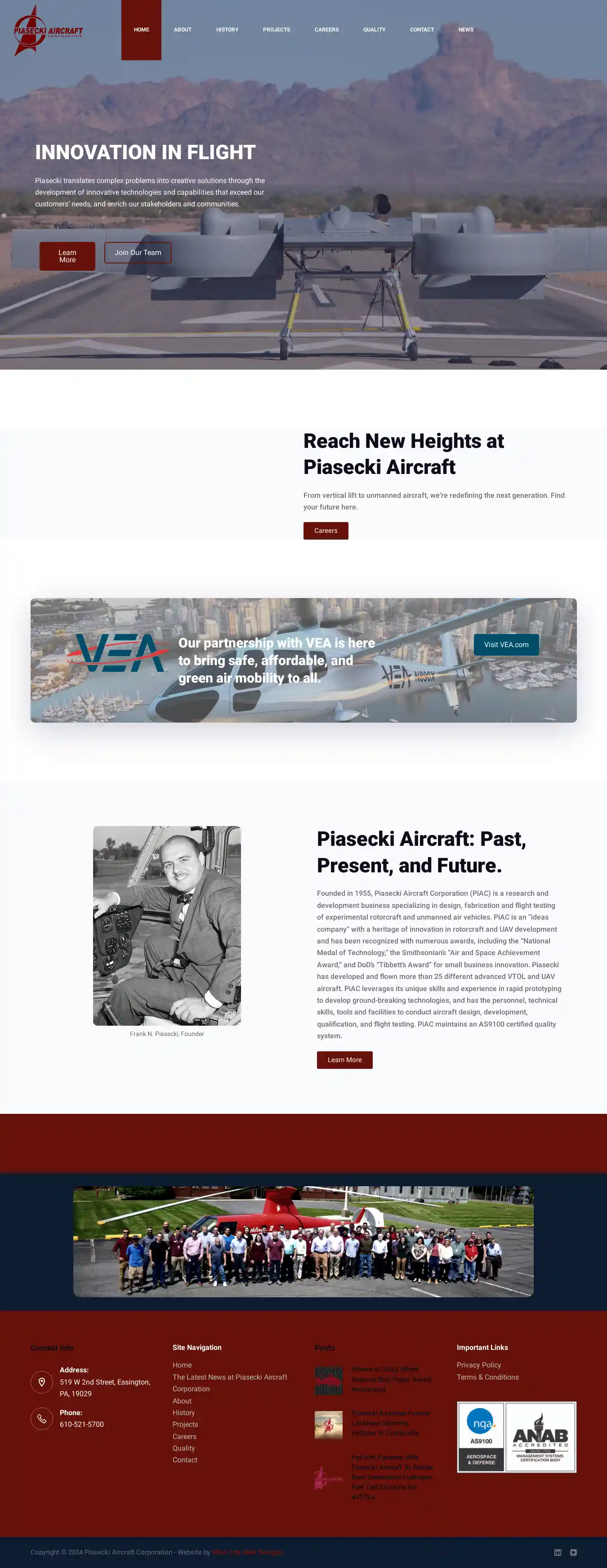 Desktop Screenshot for piasecki.com