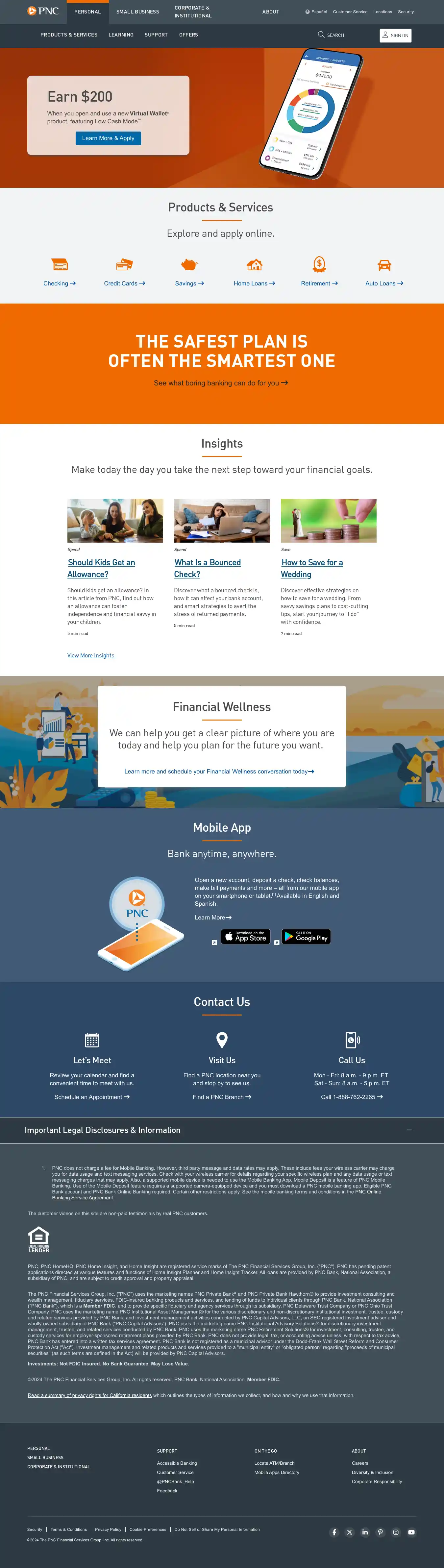 Desktop Screenshot for pnc.com