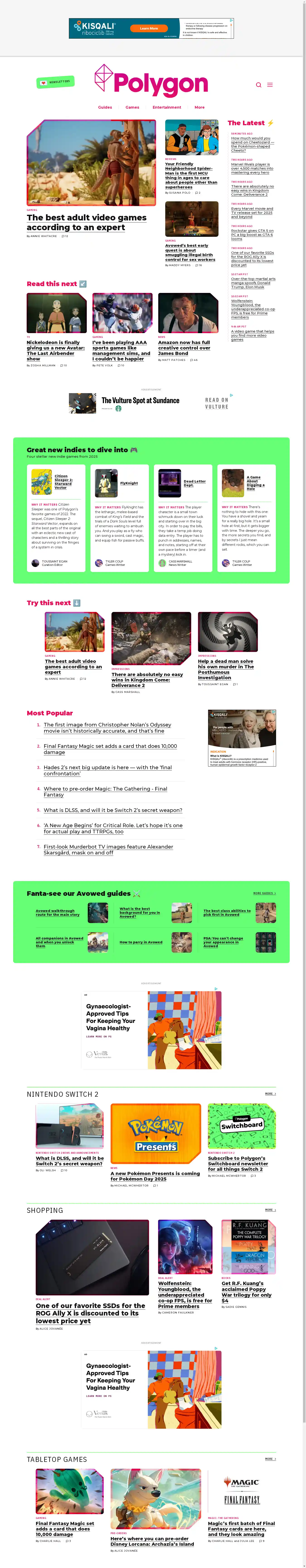 Desktop Screenshot for polygon.com