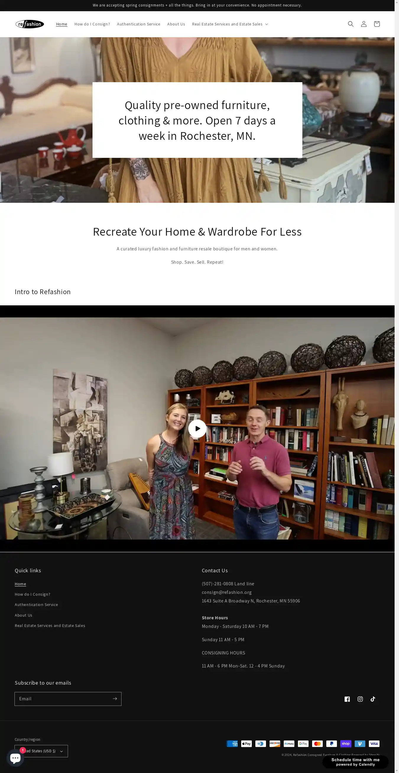 Desktop Screenshot for refashion.org