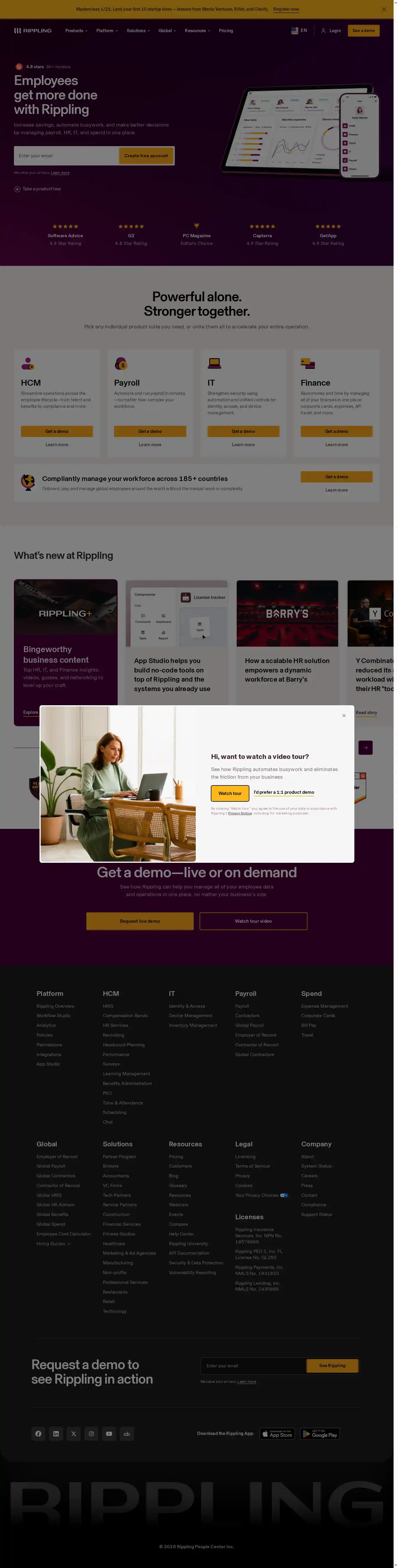 Desktop Screenshot for rippling.com