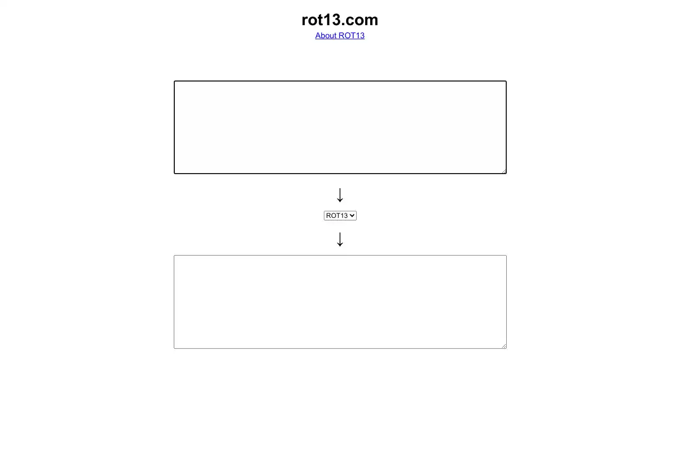 Desktop Screenshot for rot13.com