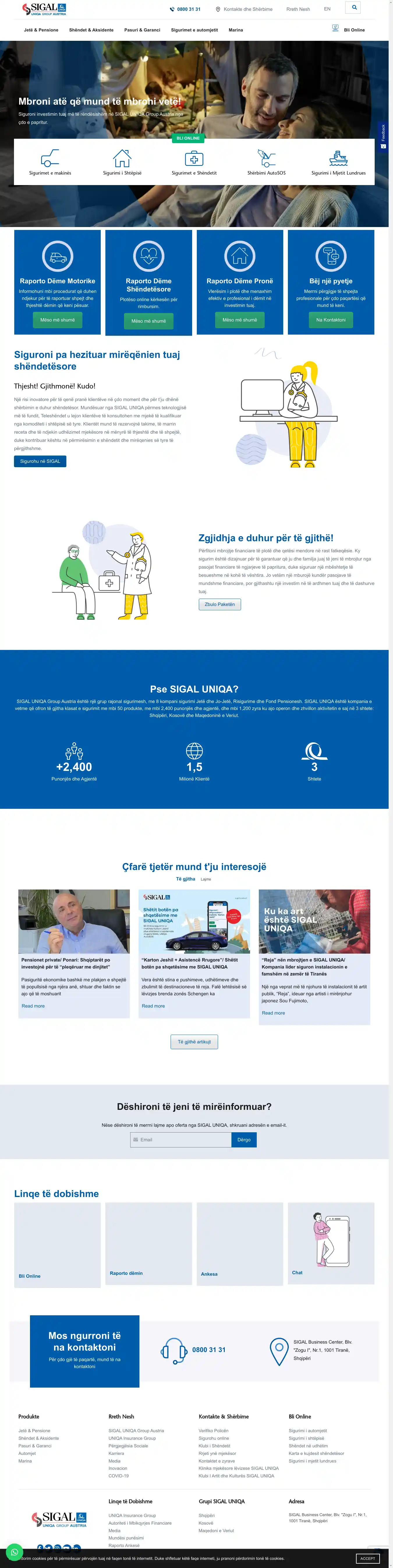 Desktop Screenshot for sigal.com.al