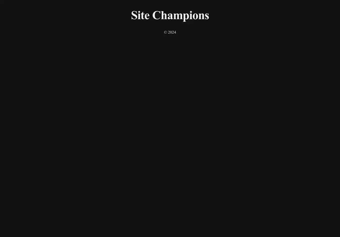 Desktop Screenshot for sitechampions.com