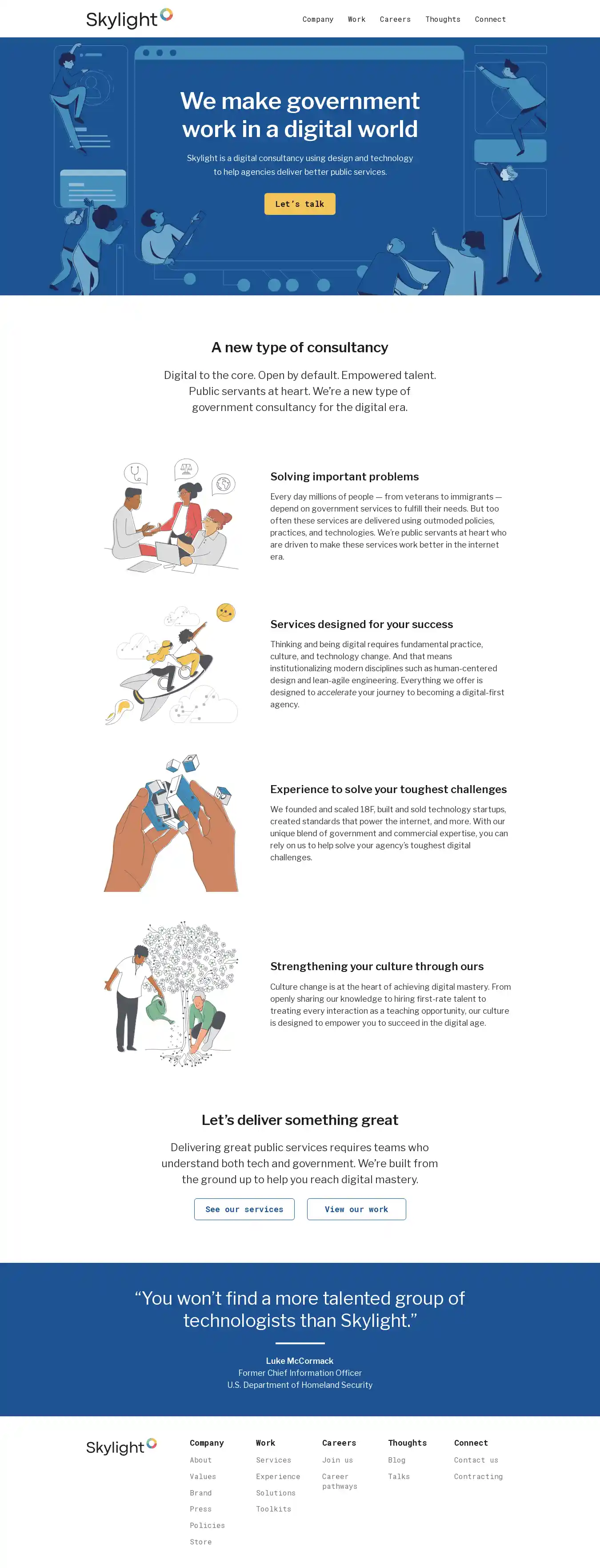 Desktop Screenshot for skylight.digital