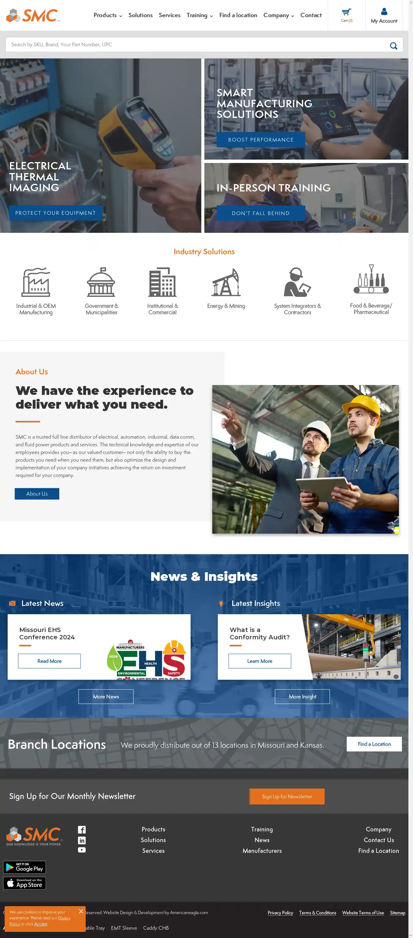 Desktop Screenshot for smcelectric.com