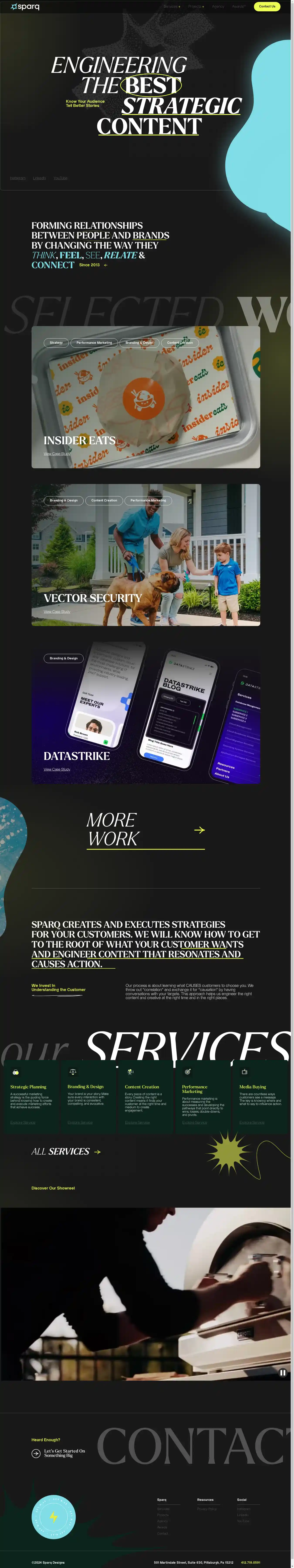 Desktop Screenshot for sparqdesigns.com