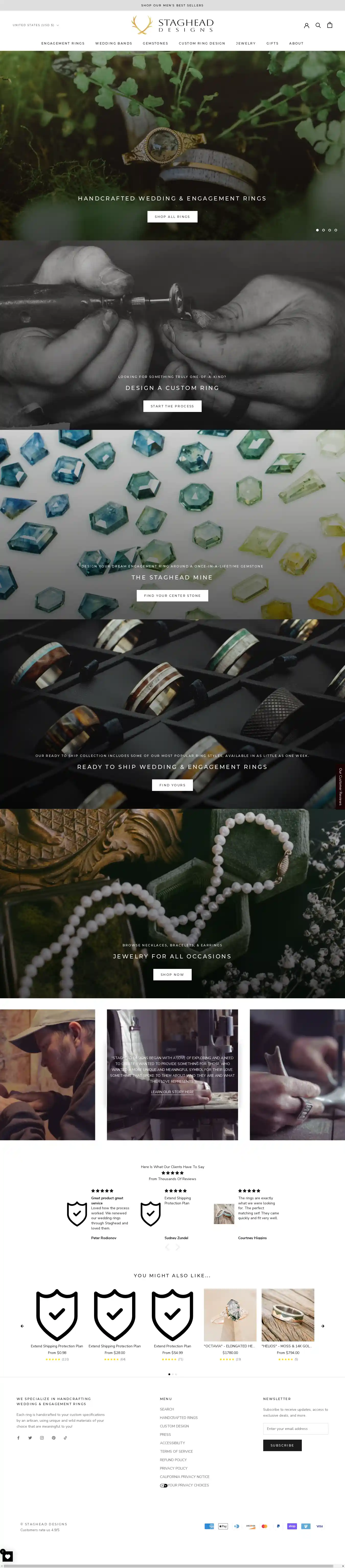 Desktop Screenshot for stagheaddesigns.com