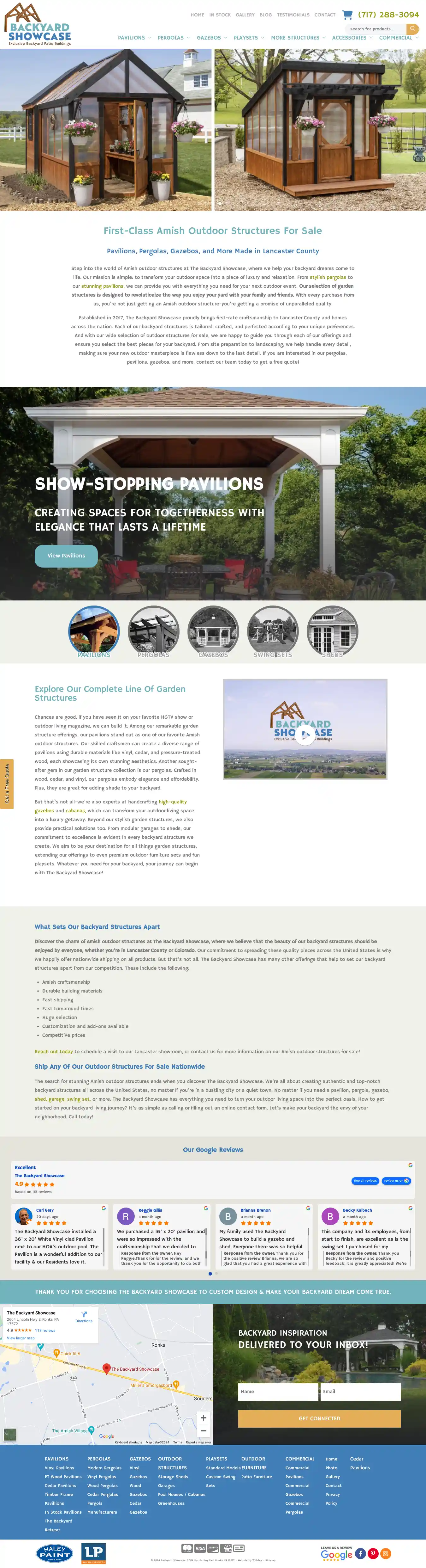 Desktop Screenshot for thebackyardshowcase.com