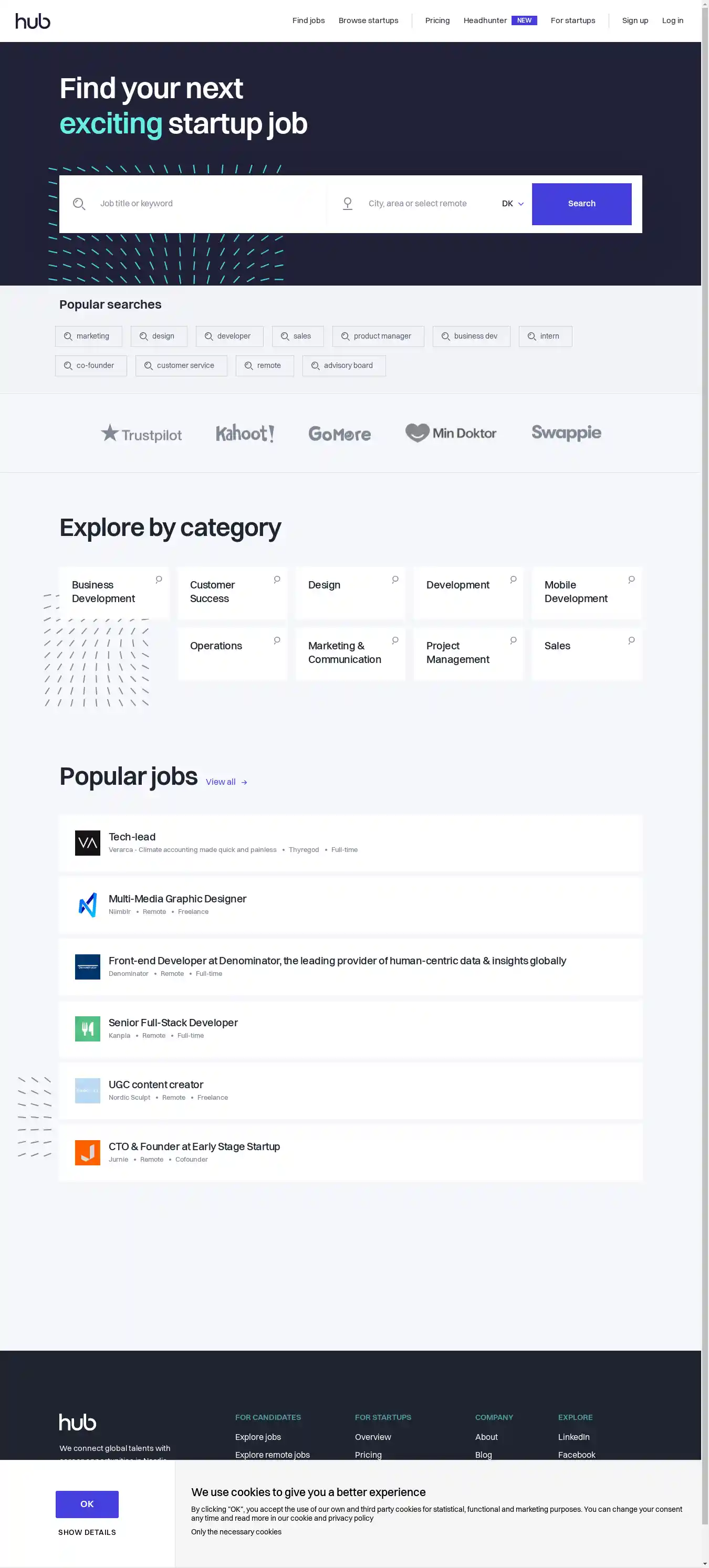Desktop Screenshot for thehub.io