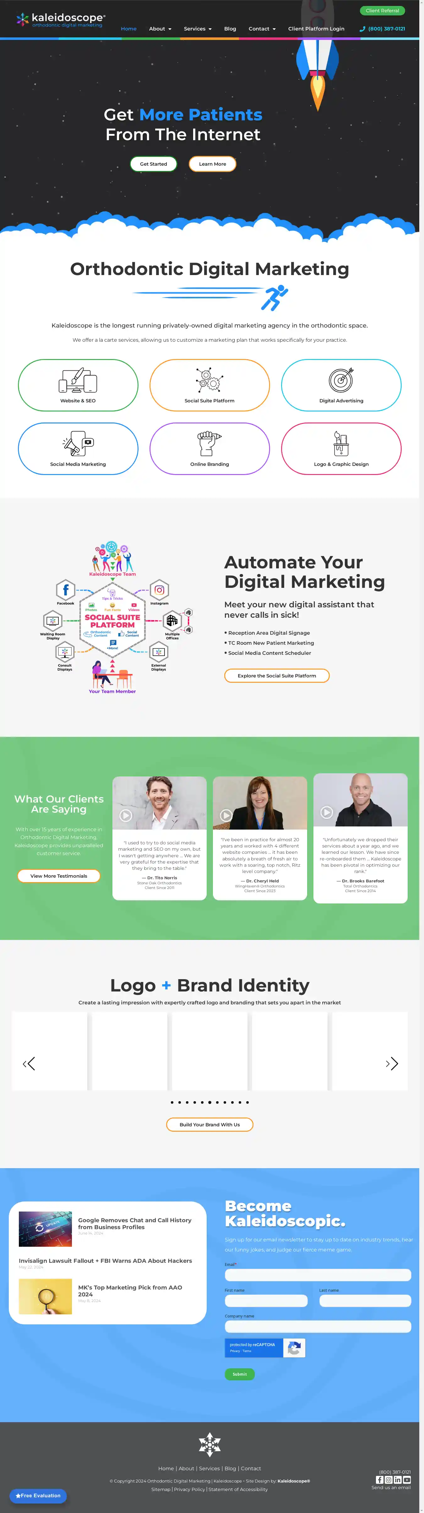 Desktop Screenshot for thekaleidoscope.com
