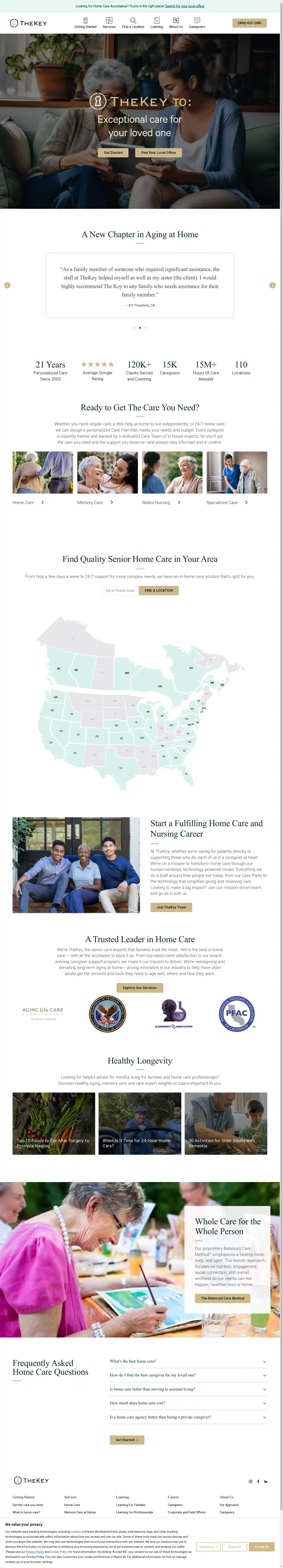 Desktop Screenshot for thekey.com