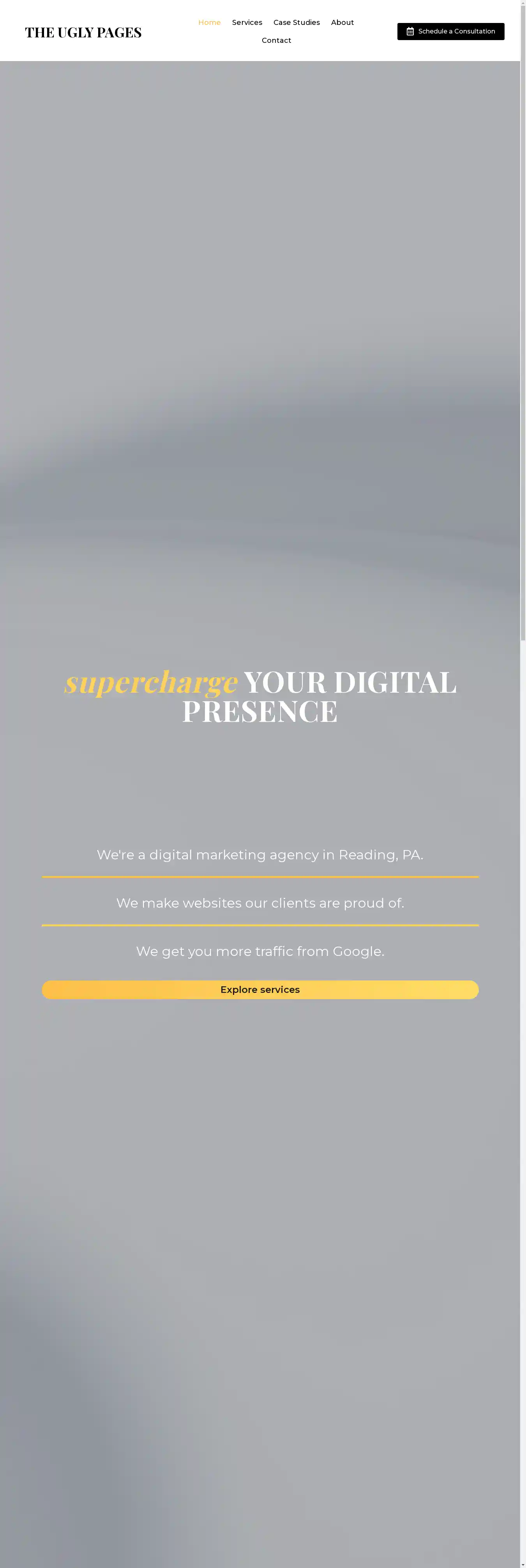 Desktop Screenshot for theuglypages.com