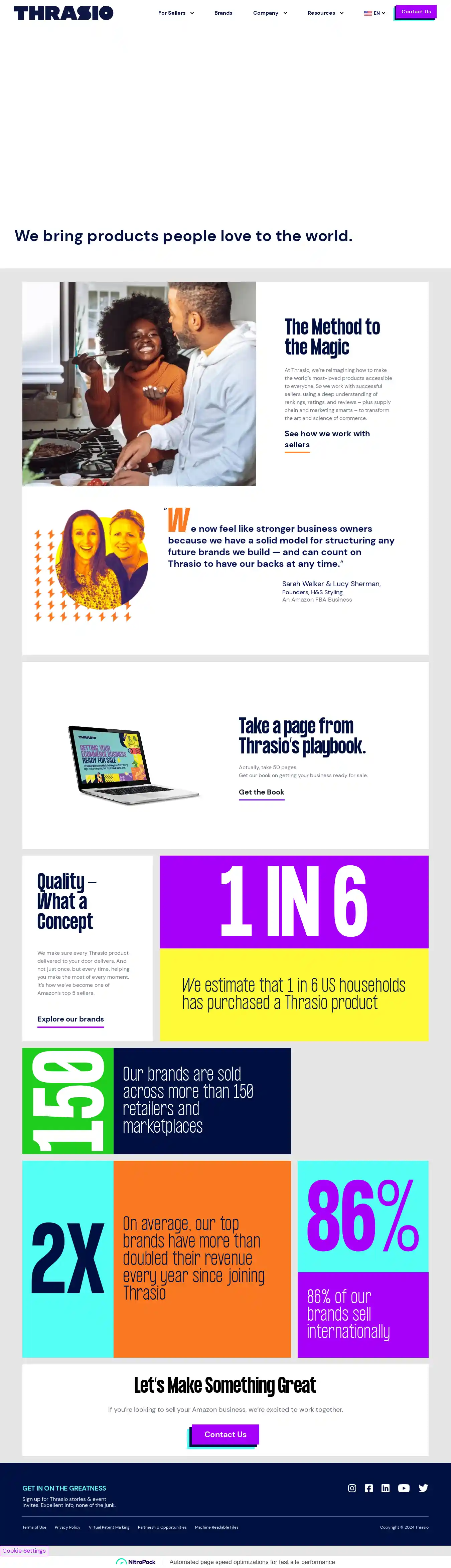 Desktop Screenshot for thrasio.com