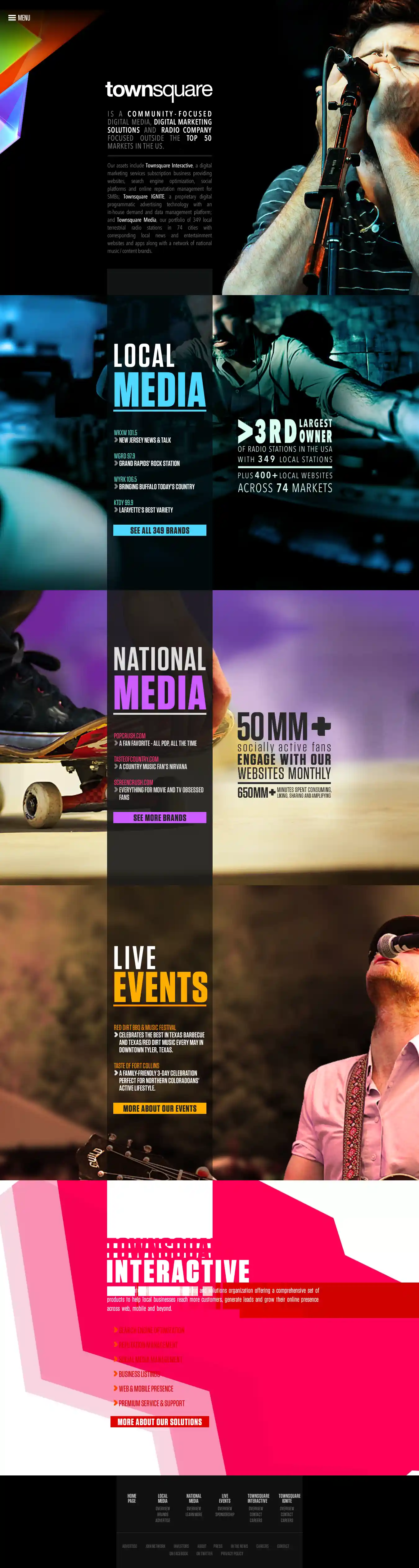 Desktop Screenshot for townsquaremedia.com