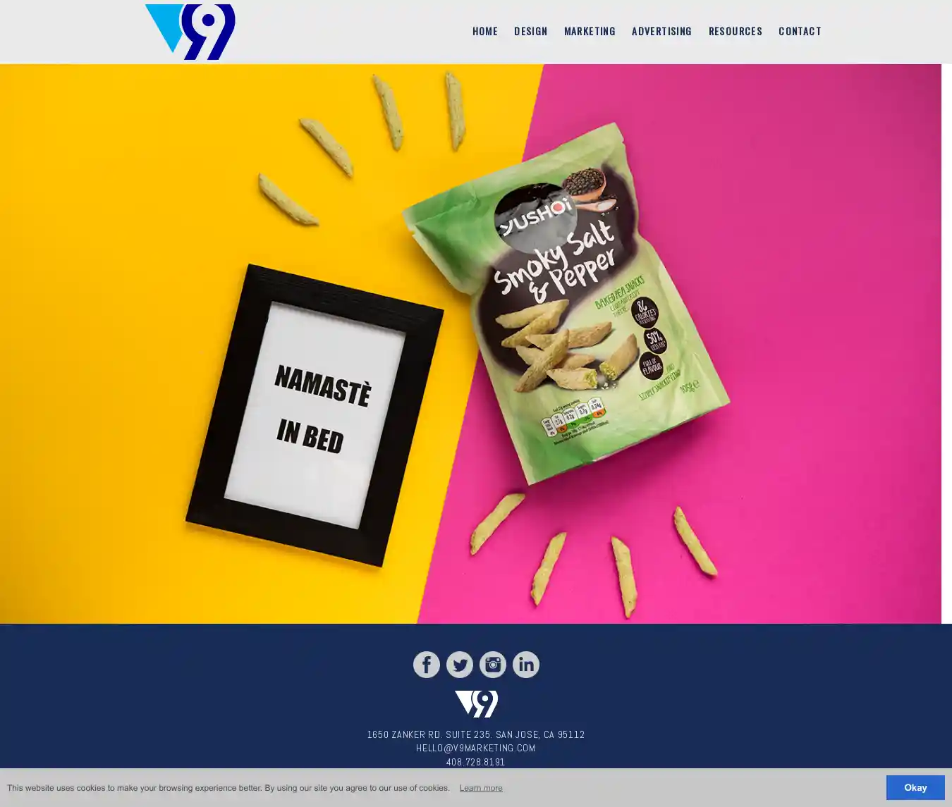 Desktop Screenshot for v9marketing.com