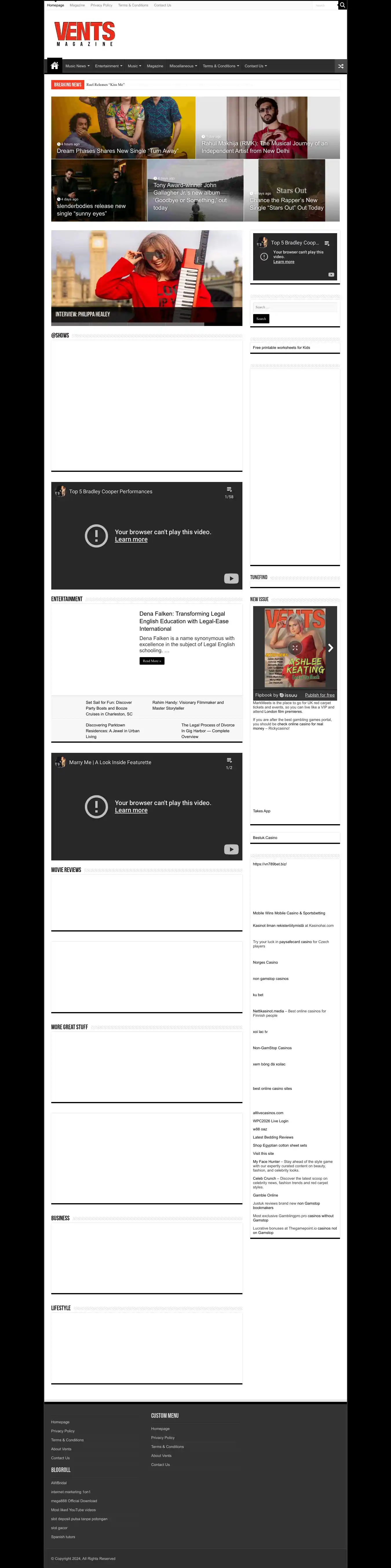 Desktop Screenshot for ventsmagazine.com