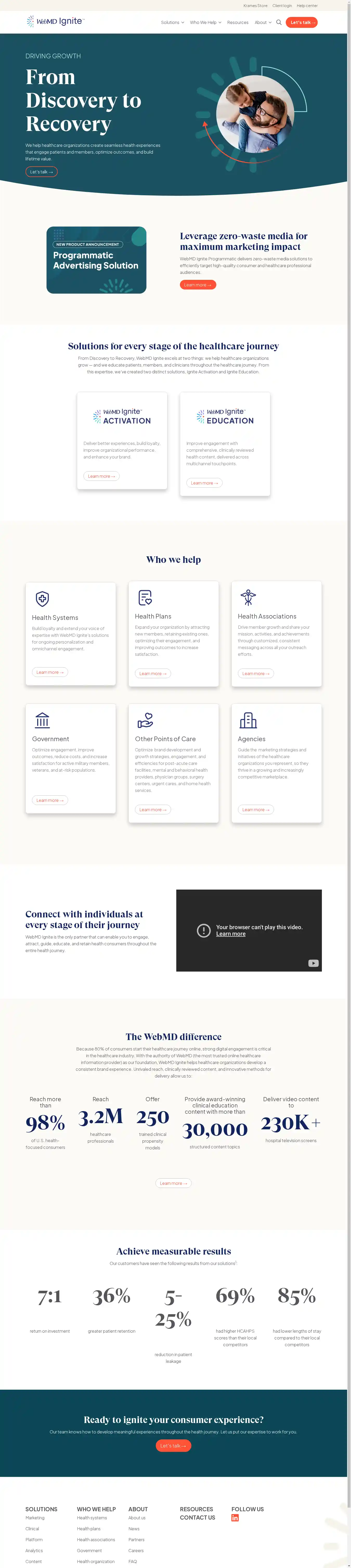 Desktop Screenshot for webmdignite.com