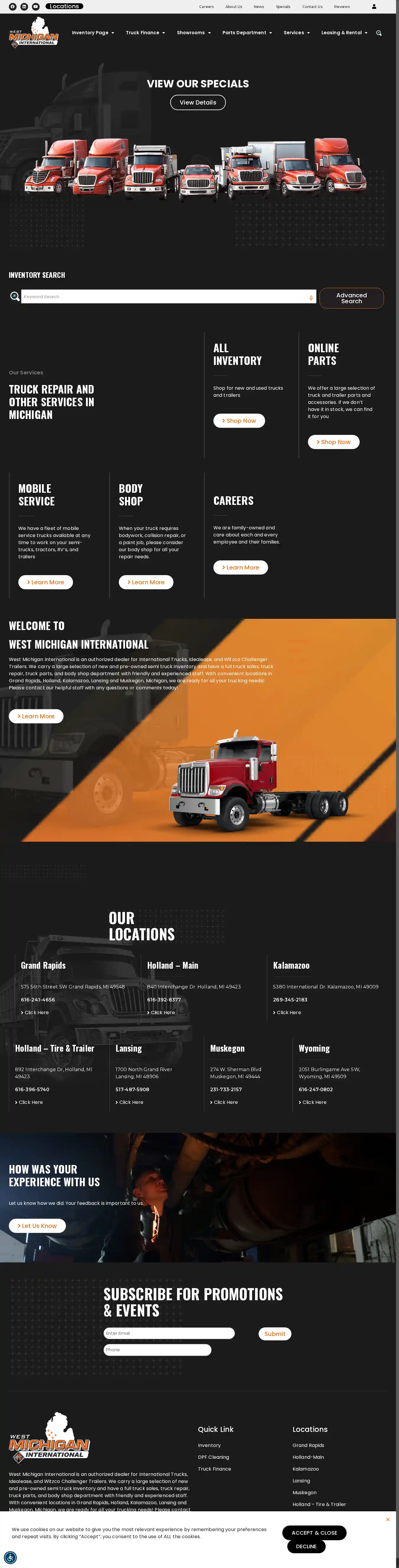 Desktop Screenshot for wmitrucks.com